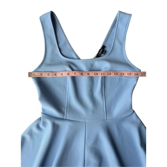 Lulus Home Before Daylight Periwinkle Fit & Flare Dress Size L - Picture 10 of 10